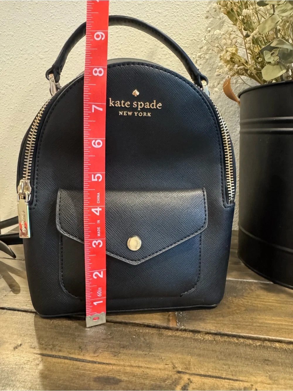 kate spade Schuyler Black Mini Backpack